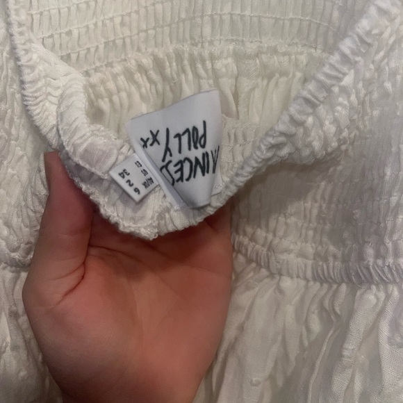 White romper with layering - Picture 2 of 4